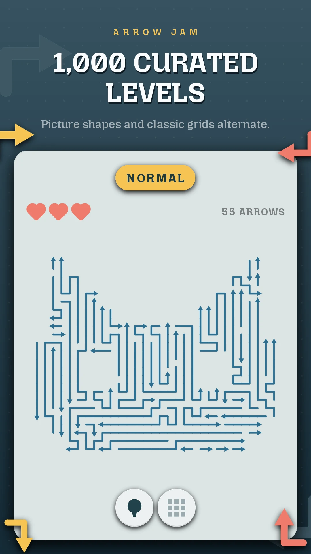 Arrow Jam : Tap Away Puzzle screenshot