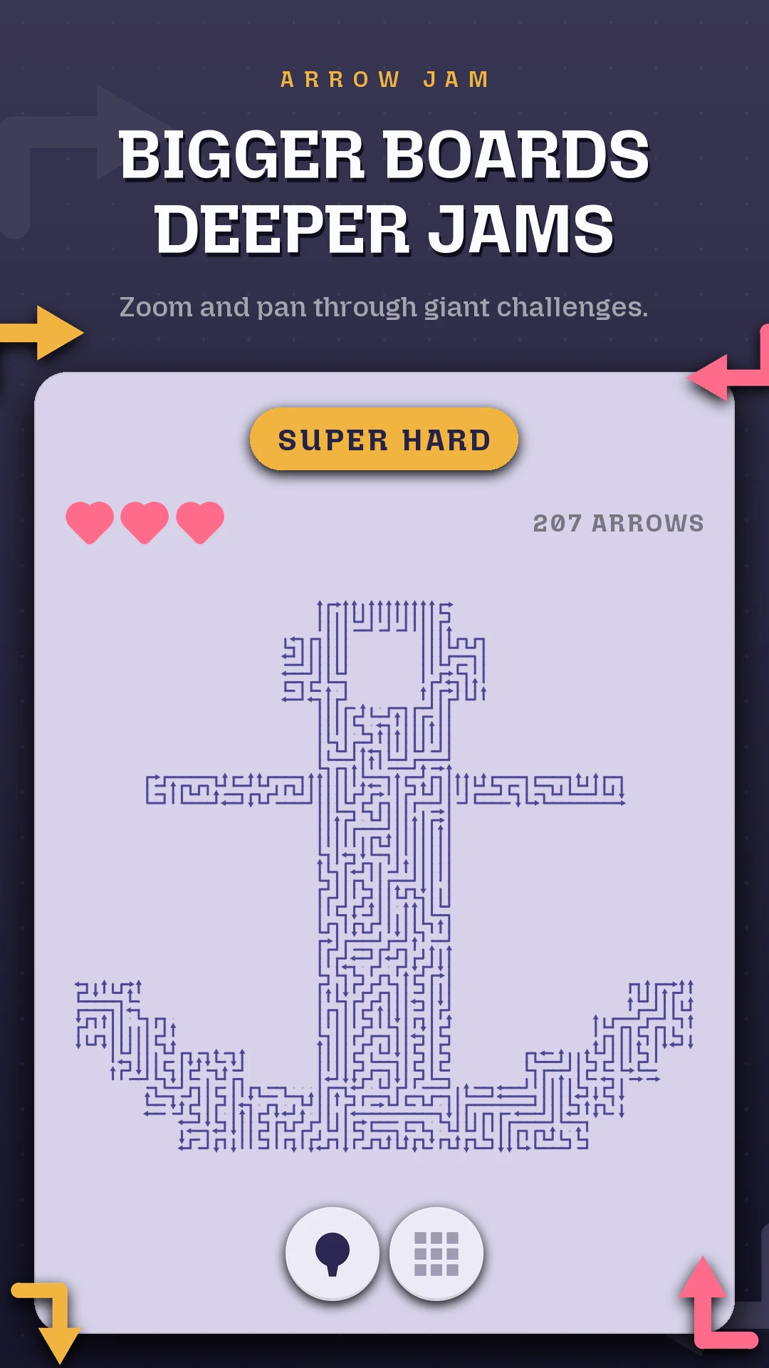 Arrow Jam : Tap Away Puzzle screenshot
