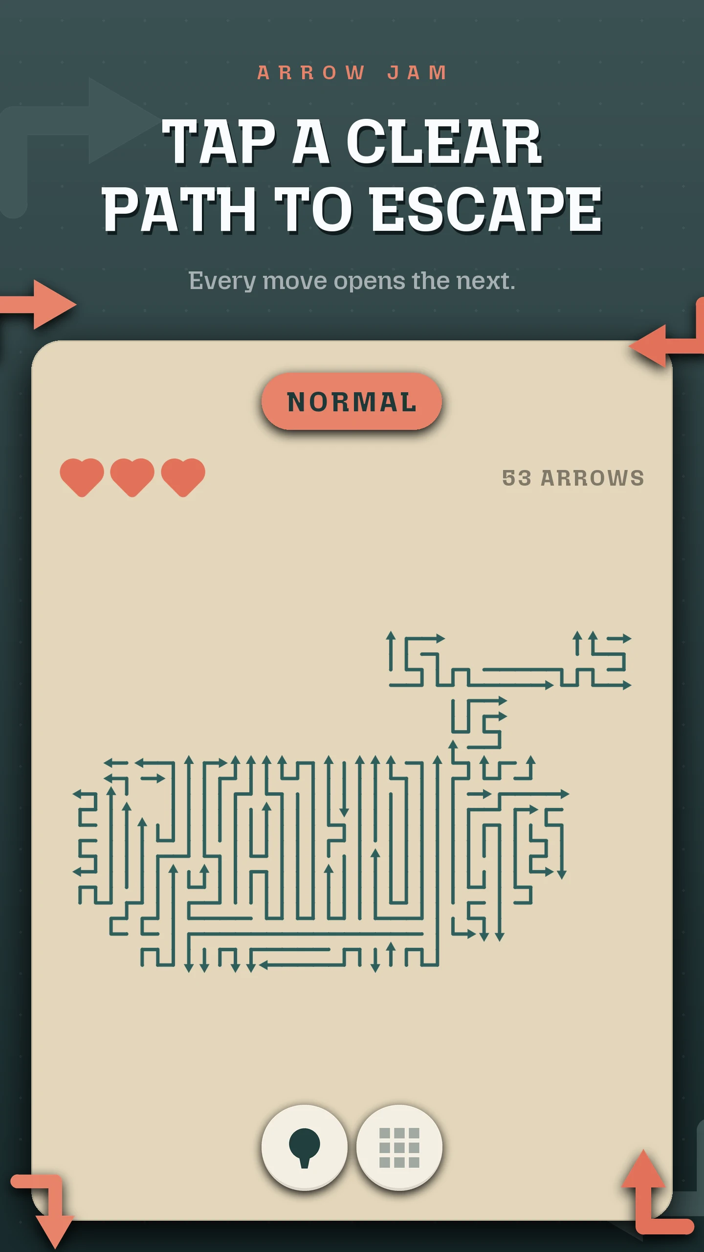 Arrow Jam : Tap Away Puzzle screenshot